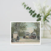 Boston MA, Entrance to Subway 1906 ポストカード (スタンド正面)