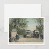 Boston MA, Entrance to Subway 1906 ポストカード (正面/裏面)