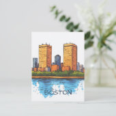 Boston MA USA Travel ポストカード (スタンド正面)