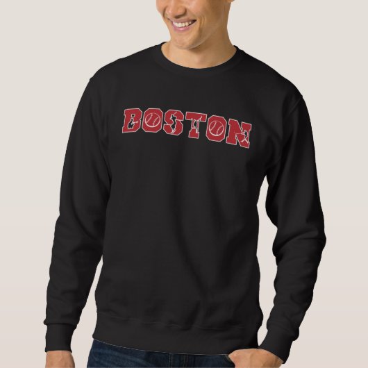Boston Massachusettes Baseball  Baseball Fan  1 スウェットシャツ (正面)