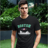 Boston Massachusetts Est. 1630 Funny Travel Tシャツ