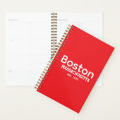 Boston, Massachusetts est. 1630 Planner  プランナー手帳 (ディスプレー)