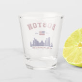 Boston Massachusetts Est. 1630 Travel ショットグラス (裏面)