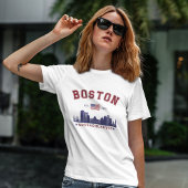 Boston Massachusetts Est. 1630 Travel Tシャツ