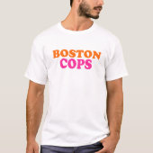 Boston Police Officers Cops Tシャツ (正面)