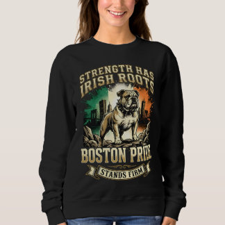 Boston Pride Irish Roots Bulldog スウェットシャツ