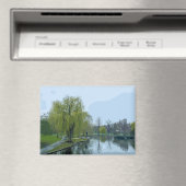 Boston Public Garden Massachusetts Painting マグネット (インサイチュ (食洗機))