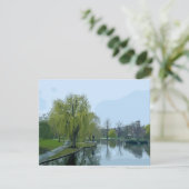 Boston Public Garden Massachusetts Painting Card (スタンド正面)
