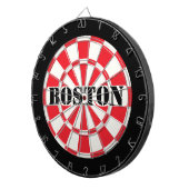 BOSTON Red Black And White ダーツボード (正面右)