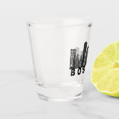 Boston Skyline Silhouette  ショットグラス (左)