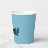 Boston Skyline Silhouette  紙コップ (左)