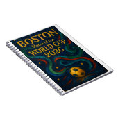 Boston Soccer Art 2026 Football Design ノートブック (右側)