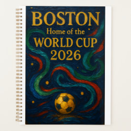 Boston Soccer Art 2026 Football Design プランナー手帳
