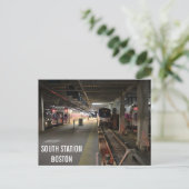 Boston South Station Train Station Postcard ポストカード (スタンド正面)