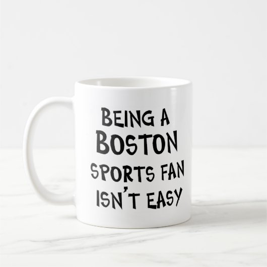 boston sports fan, being コーヒーマグカップ (左)