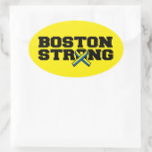 BOSTON STRONGリボングラフィック 楕円形シール (バッグ)
