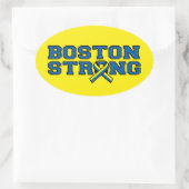BOSTON STRONGリボングラフィック 楕円形シール (バッグ)
