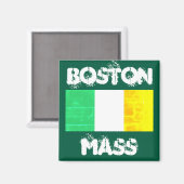 Boston Strong Irish Pride – Irish Flag Boston MA マグネット (正面/裏面)