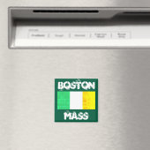 Boston Strong Irish Pride – Irish Flag Boston MA マグネット (インサイチュ (食洗機))