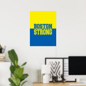 Boston Strong Spirit Decor ポスター (ホームオフィス)