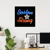 Boston Strong USA ポスター (ホームオフィス)