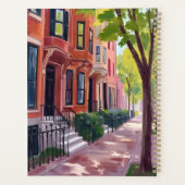 Boston Summer | Massachusetts Brownstone Houses プランナー手帳 (裏面)