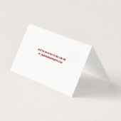 Boston Swan Boats in Pencil and Ink folded card (裏面)