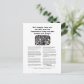 Boston Teaパーティーポストカード – バージョン2 ポストカード (スタンド正面)