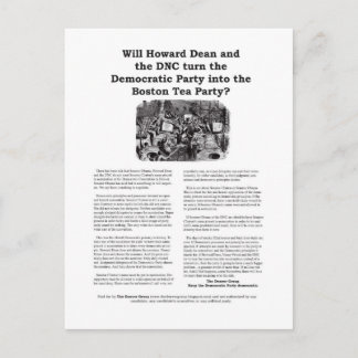 Boston Teaパーティーポストカード – バージョン2 ポストカード