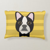 Boston Terrier アクセントクッション (裏面)