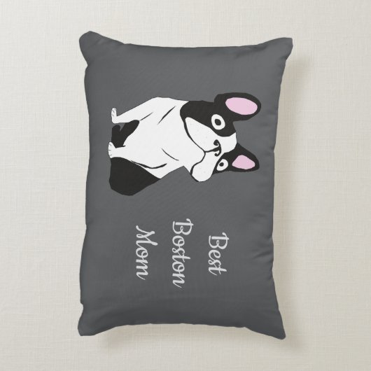 Boston terrier アクセントクッション (裏面(縦))