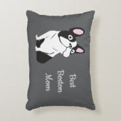 Boston terrier アクセントクッション (正面(垂直))