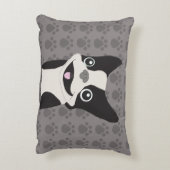 Boston Terrier アクセントクッション (裏面(縦))