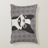 Boston Terrier アクセントクッション (正面(垂直))
