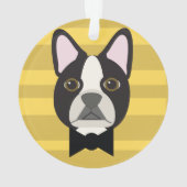 Boston Terrier オーナメント (裏面)