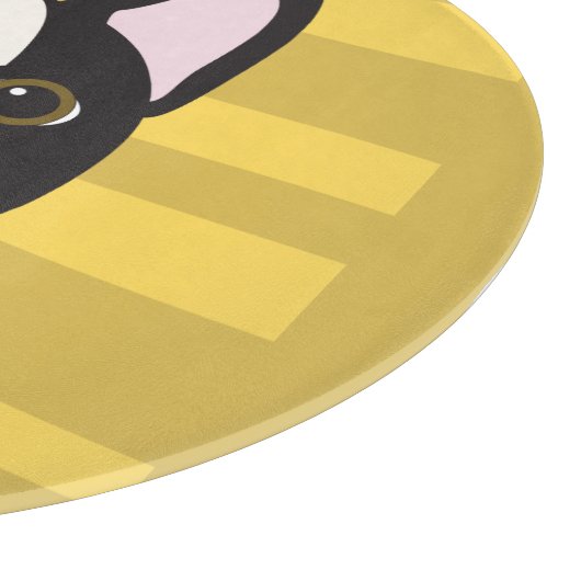 Boston Terrier カッティングボード (角)