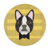 Boston Terrier カッティングボード (正面)