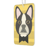 Boston Terrier カーエアーフレッシュナー (左)