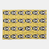 Boston Terrier キッチンタオル (横)