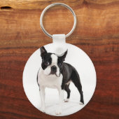 Boston Terrier キーホルダー (正面)