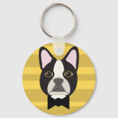 Boston Terrier キーホルダー (裏面)