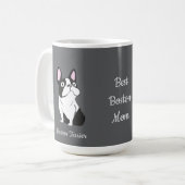Boston terrier コーヒーマグカップ (正面左)