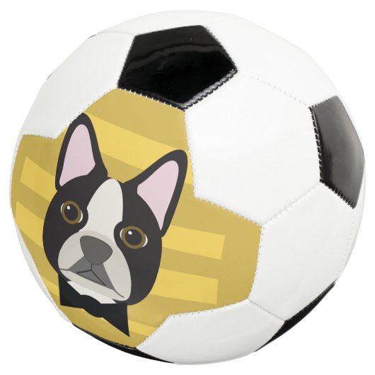 Boston Terrier サッカーボール (3/4)