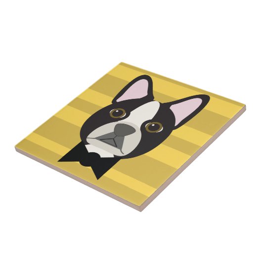 Boston Terrier タイル (側面)