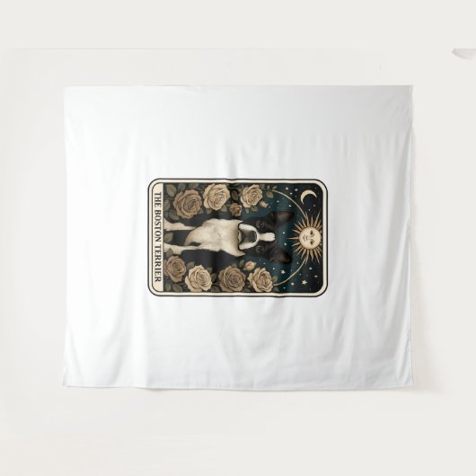 Boston Terrier タペストリー (正面(横))