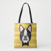 Boston Terrier トートバッグ (正面)