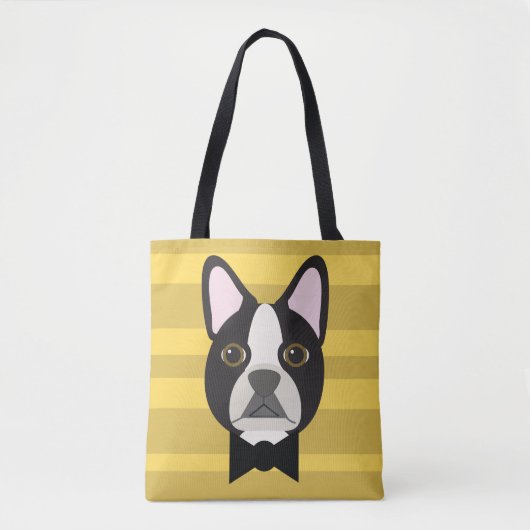 Boston Terrier トートバッグ (正面)