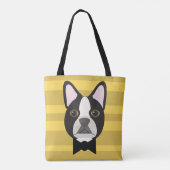Boston Terrier トートバッグ (裏面)