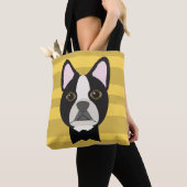 Boston Terrier トートバッグ (クローズアップ)