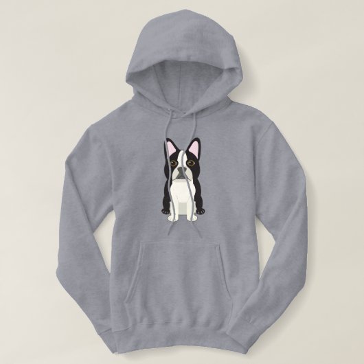 Boston Terrier パーカ (デザイン正面)